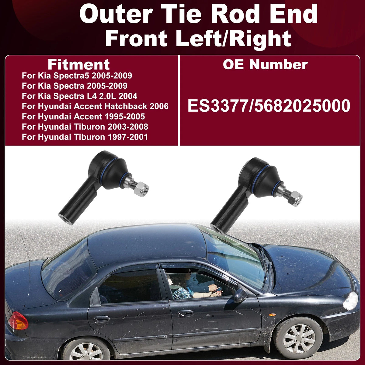 ES3377 Outer Tie Rod Ends for Kia Spectra5 (2005–2009)