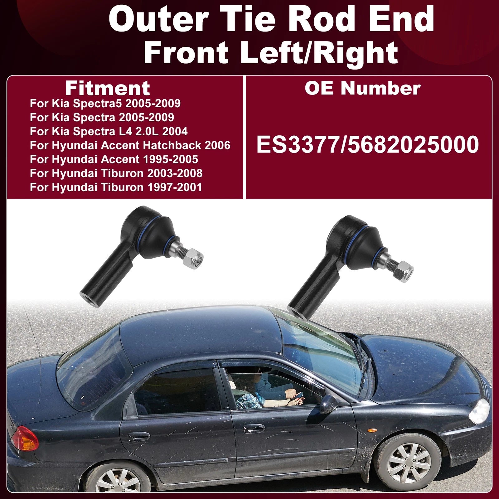 ES3377 Outer Tie Rod Ends for Kia Spectra5 (2005–2009)