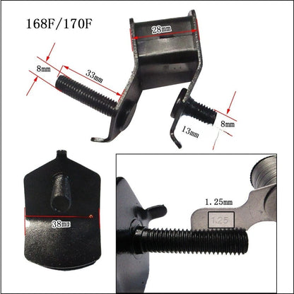 Vibration Reduction Foot Pads for 168F/170F 188F/190F Generators (2KW–3KW)