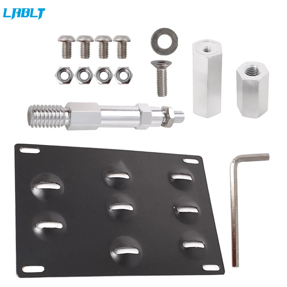 Tow Hook License Plate Mount Bracket for Audi (2008–2015)