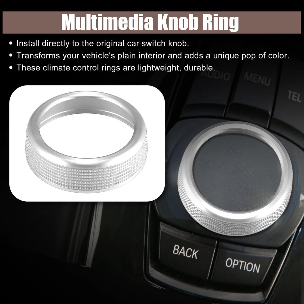 Multimedia Knob Cover Ring Replacement for BMW 1 2 3 4 Series (2013–2024)