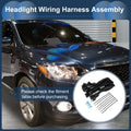 Headlight Cable Repair Kit for - 4 Terminal Plug Set