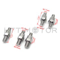 Universal Chrome Rearview Mirrors for Motorcycles (8mm, 10mm)