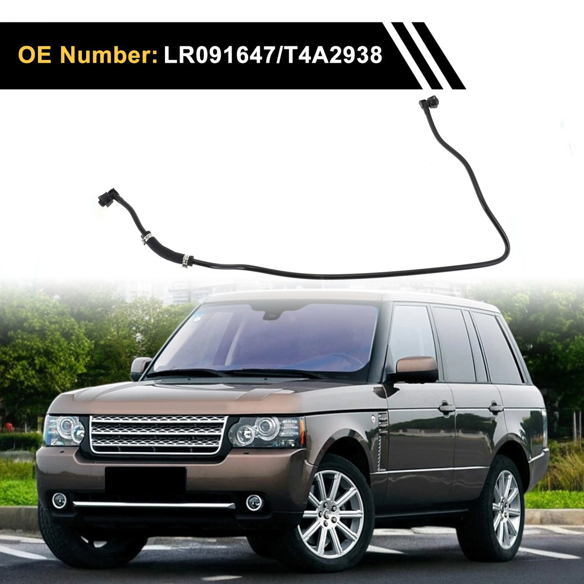 Radiator Hose for Land Rover Range Rover Velar (2018–2023) LR091647/T4 A2938