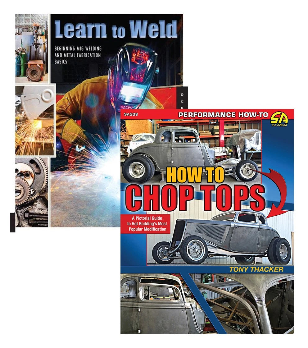 2-Book Set: Chop Tops & Welding Techniques for Hot Rods