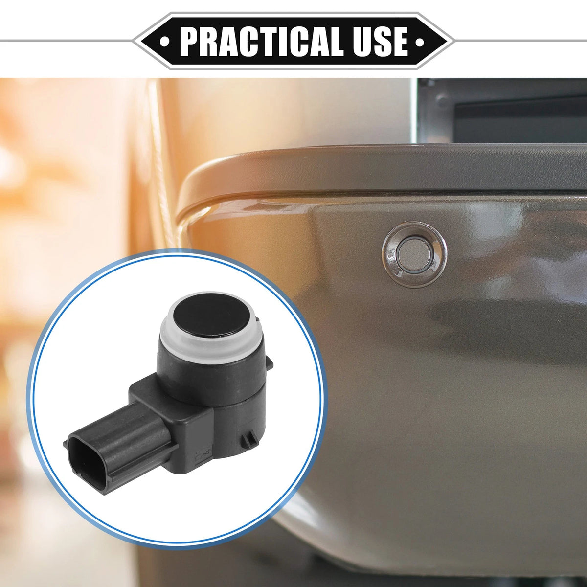 Rear Bumper Parking Assist Sensors 4 Pcs for Chevrolet Tahoe (2007–2014)