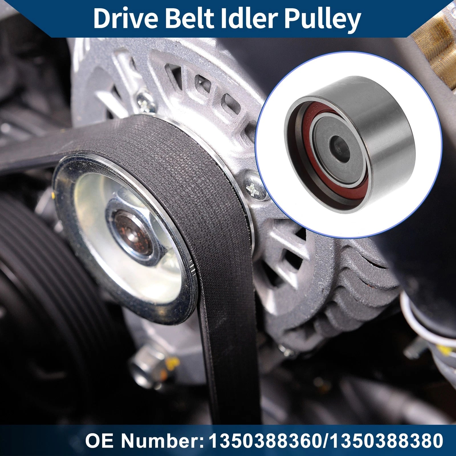 Drive Belt Idler Pulley for Toyota Camry (1987–2001) Replacement
