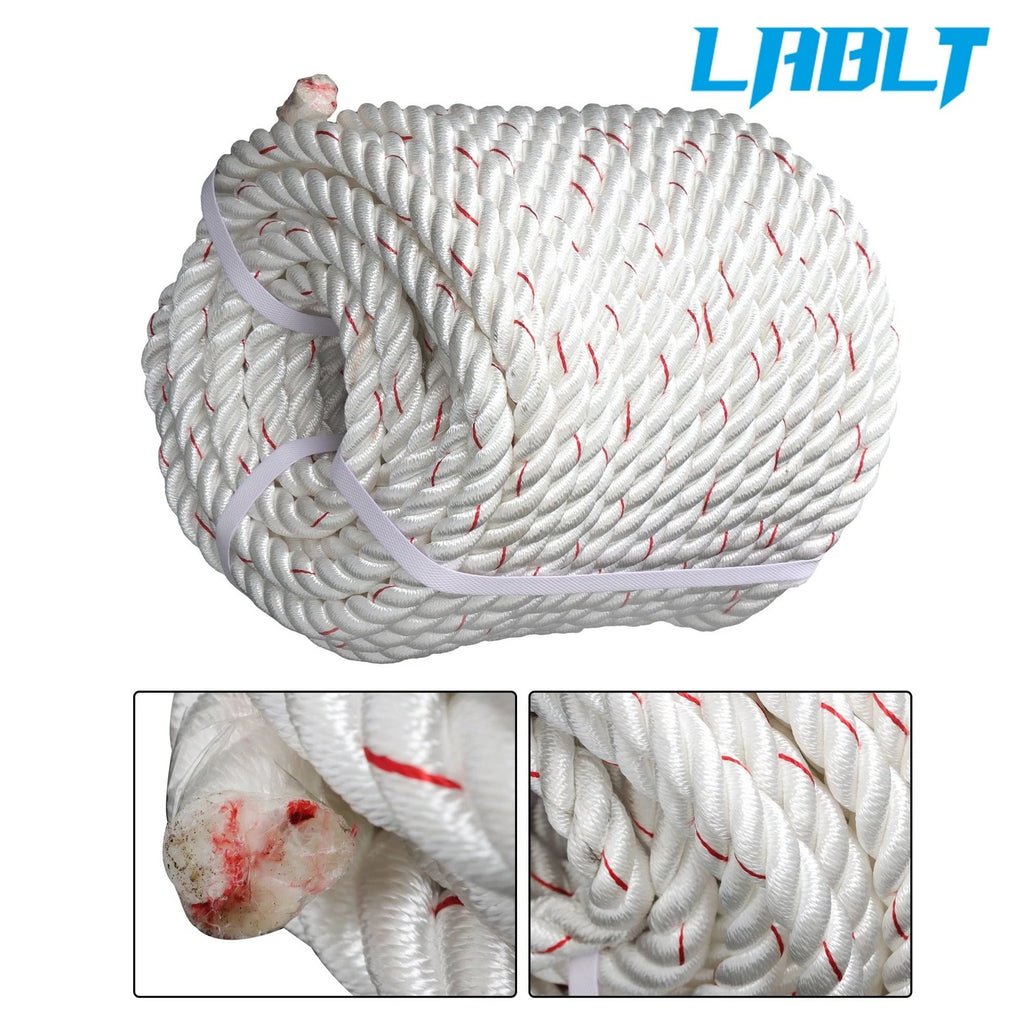 3/4 In Braided Polyester Rope for Arborist Rigging (120 Ft)