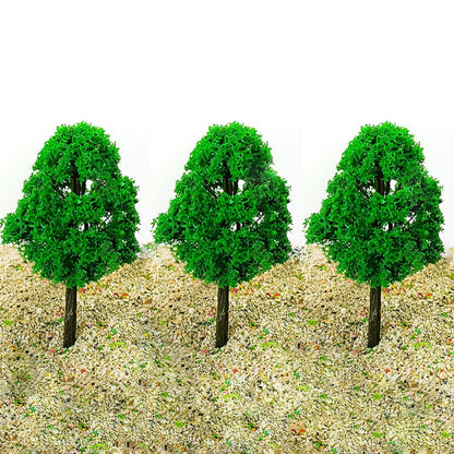 10Pc 3.93" Model Tree Garden Park Train Railroad Diorama Scenery Landscape Scale