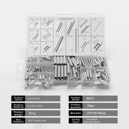 300PCS Tension Compression Springs Kit with 20 Sizes for
