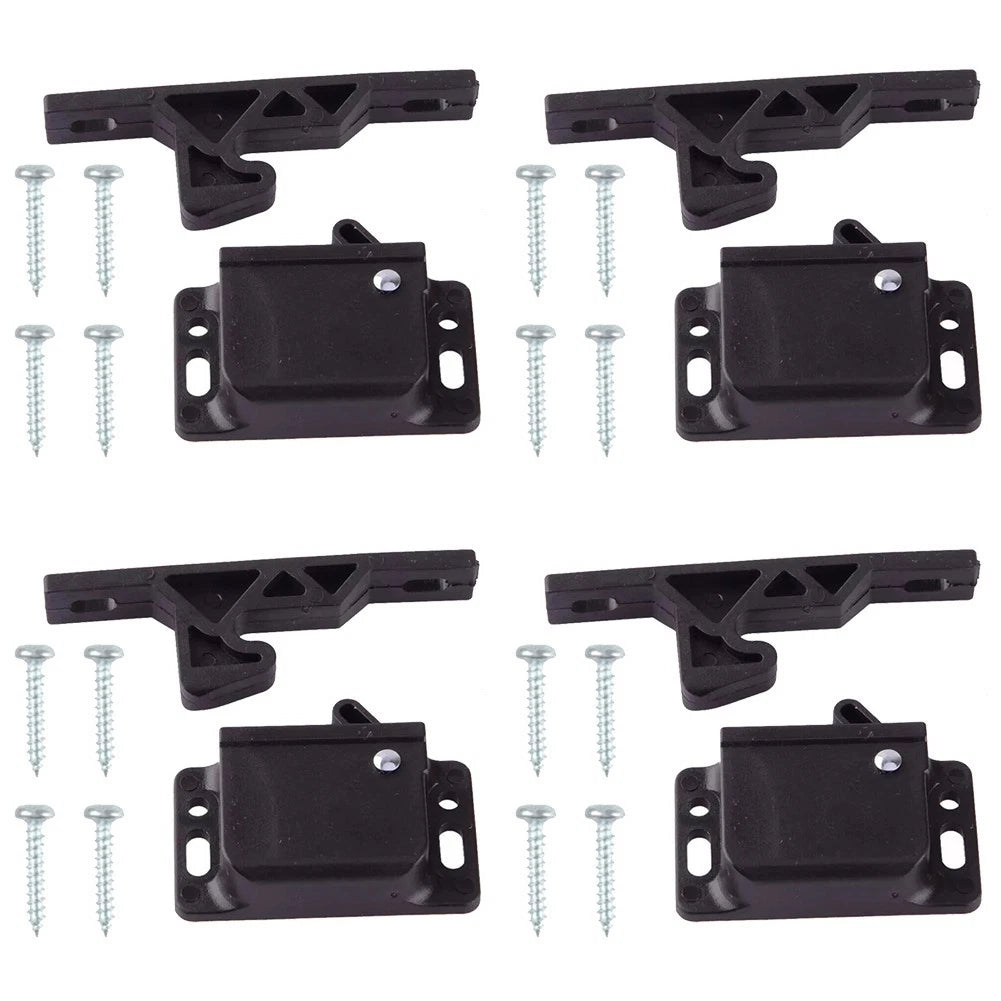 Set of 4 RV Cabinet Drawer Latch Grabbers for Safe Door Functionality