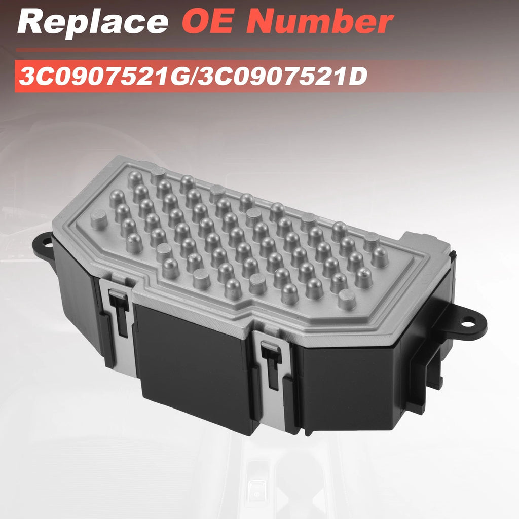 Blower Motor Resistor for Volkswagen Eos (2009–2012) 3C0907521G/3C0907521D