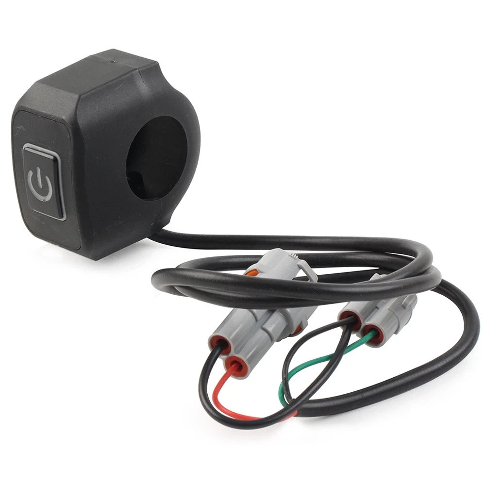 Plug And Play Headlight On/off Button Switch Connector For Sur Ron White
