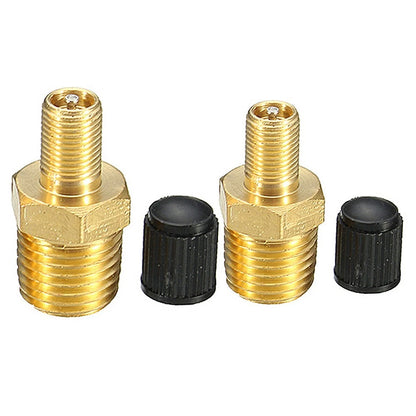 1 Pair 1/4 NPT Solid Brass Air Compressor Tank Fill Valve Accessories