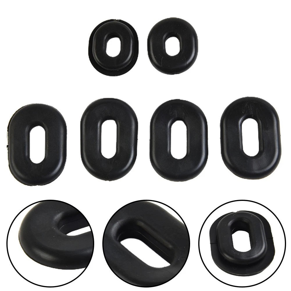 Set of 6 Rubber Side Cover Grommets for Honda CB CL SL XL100