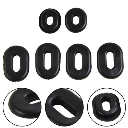 Set of 6 Rubber Side Cover Grommets for Honda CB CL SL XL100