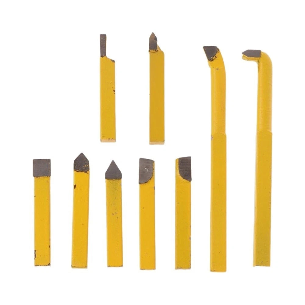 9-Piece Cemented Carbide Cutting Tools Set for General Purpose Lathes
