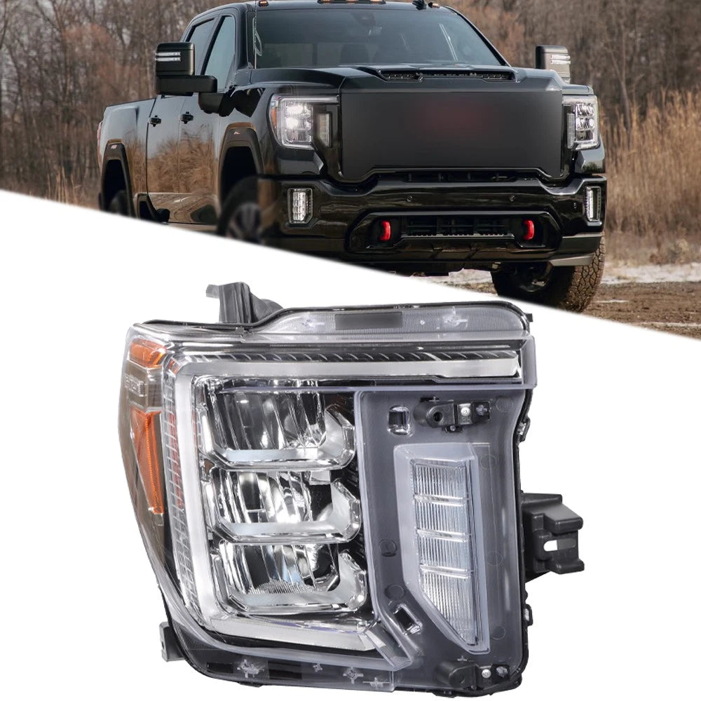 Full LED Headlight Assembly for GMC Sierra 2500/3500 HD (2020–2023)