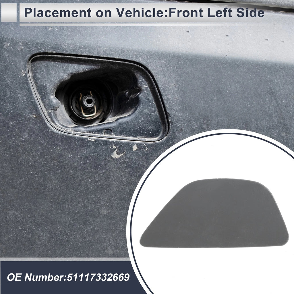 Front Left Bumper Headlight Washer Nozzle Cover Cap for BMW 535i (2011–2016)