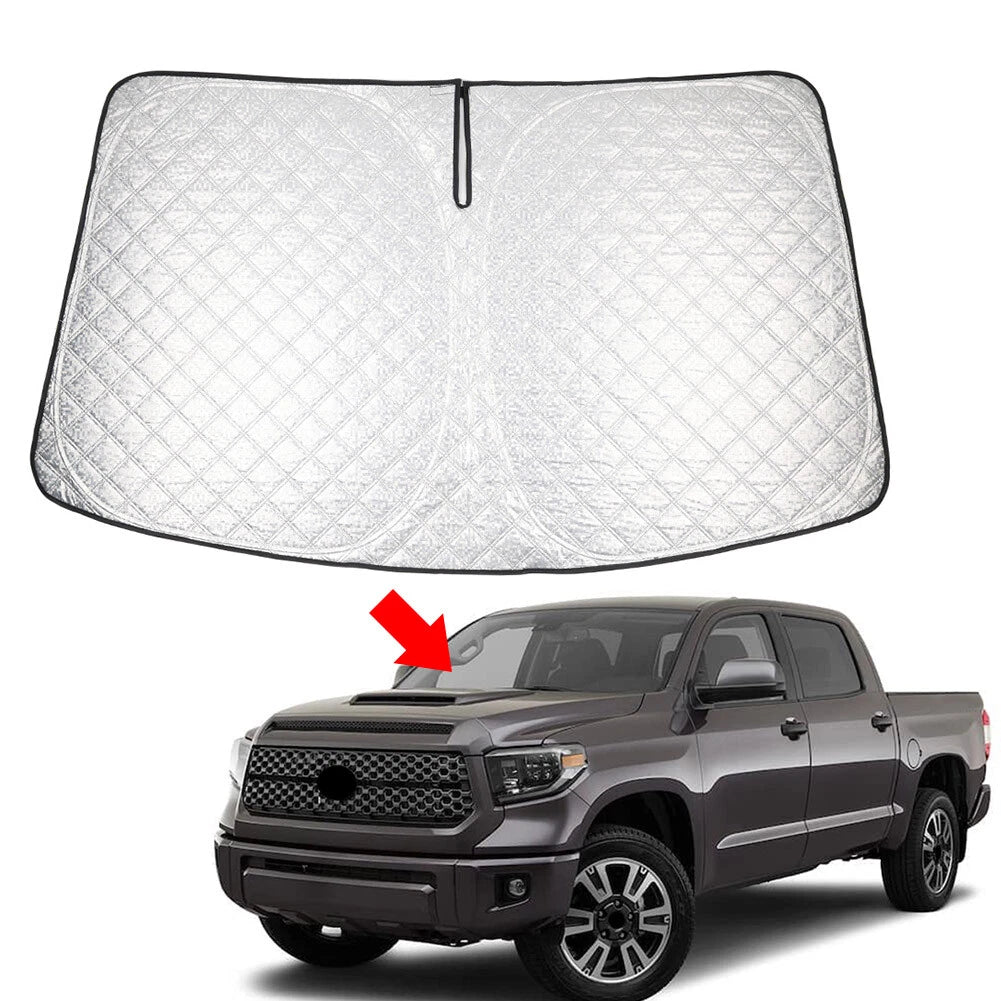 Foldable Windshield Sun Shade for Toyota Tundra (2007–2021)