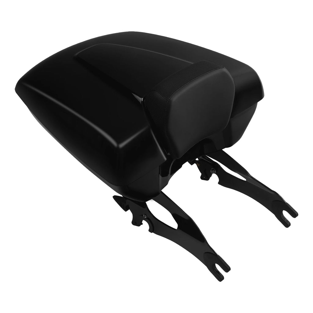 Matte Black Low Profile Trunk Pad Mount Rack for Indian Roadmaster (2015–2023)