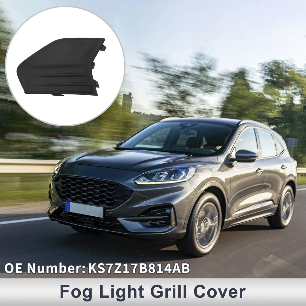 Front Left Fog Light Grill Replacement for Ford Fusion (2019–2020) ABS Black