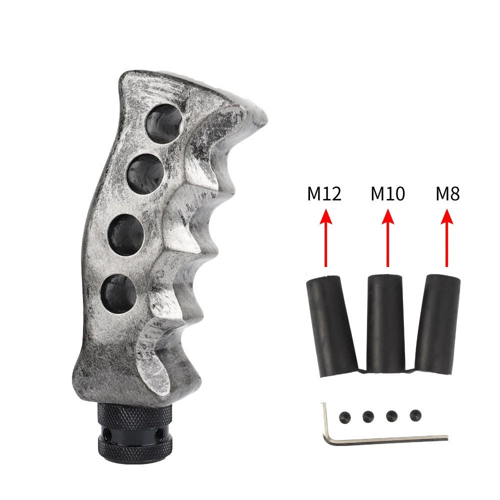 V2 Slotted Pistol Grip Manual Gear Shift Knob for Universal Fit (2010–2023)
