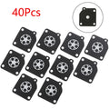40Pcs Carburetor Metering Diaphragm Gasket Rebuild Kit for Zama C1U (A015010)