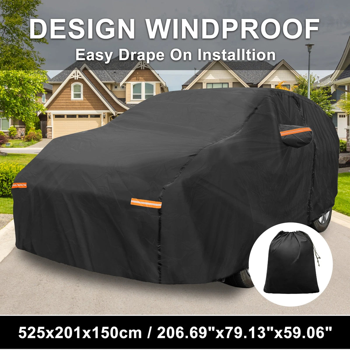 Waterproof 210D-PU Car Cover for Honda Odyssey (2018–2023)