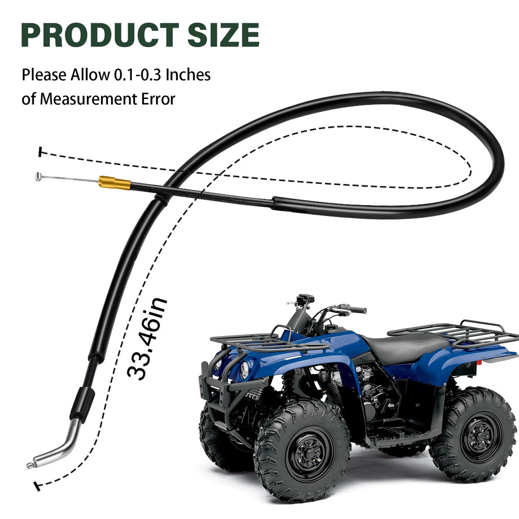 Starter Choke Cable for Yamaha Grizzly 660 YFM660 (2002–2008) 5KM-26331-10-00