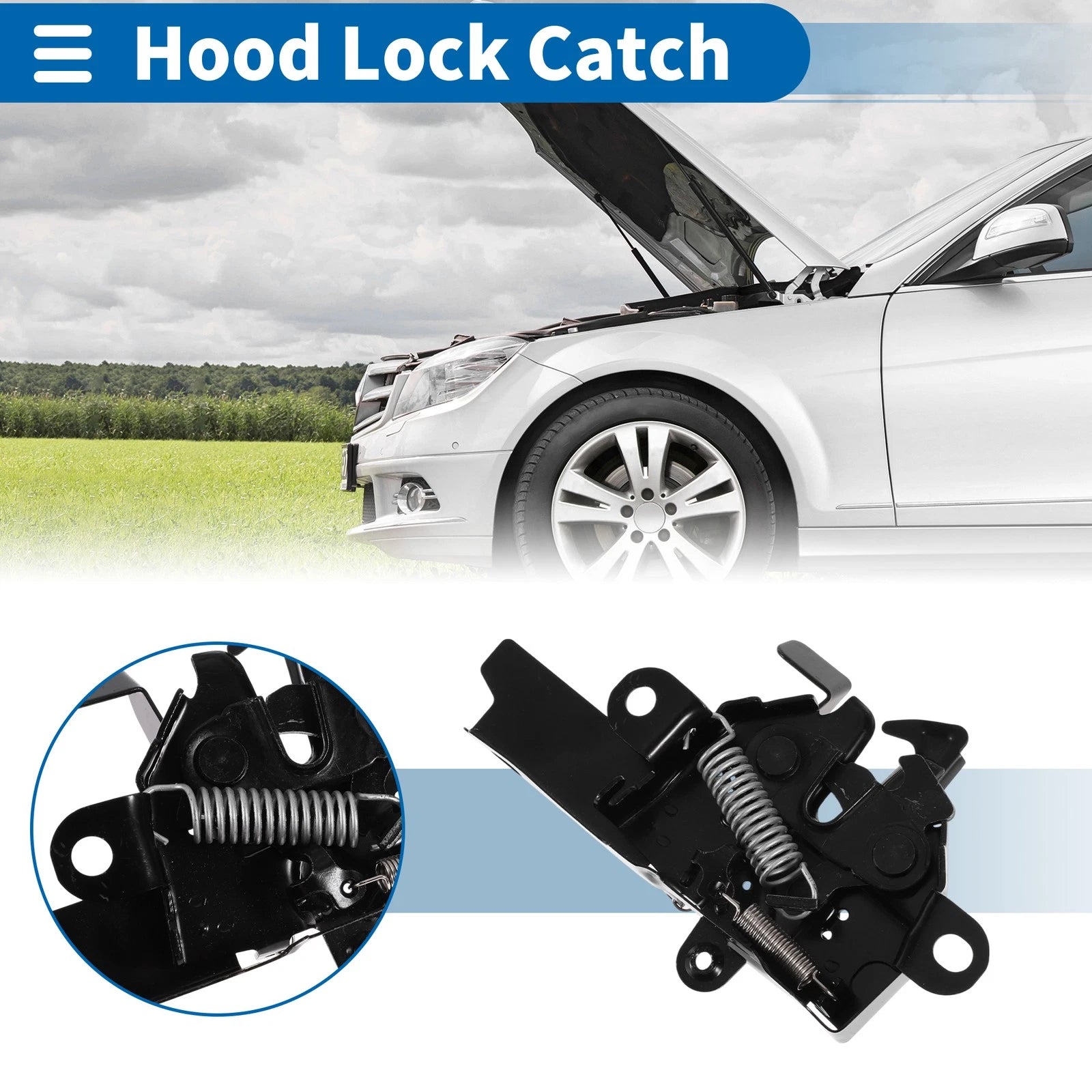 Hood Latch Assembly for Toyota Camry 2017-2023 Front Left Right