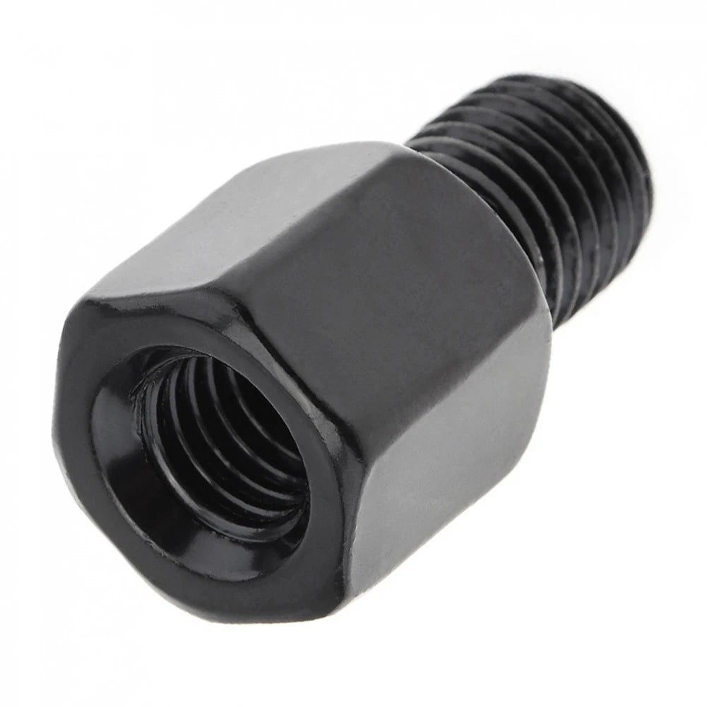 2X Base Adapter Thread Adapter 8mm to 10mm for Accessories Black