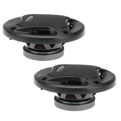 2Pcs 6.5" Coaxial Car Speakers for Universal Fit (12V 400W 90dB)