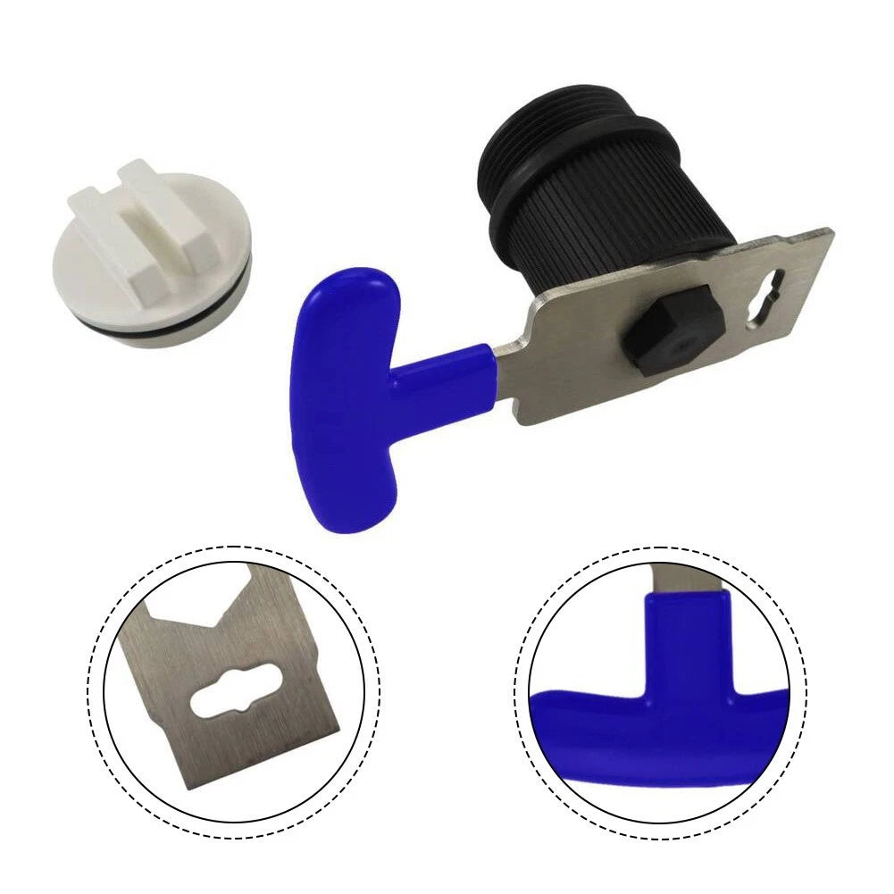 Pool Maintenance Tool with Rubber Handle for Spa Jet