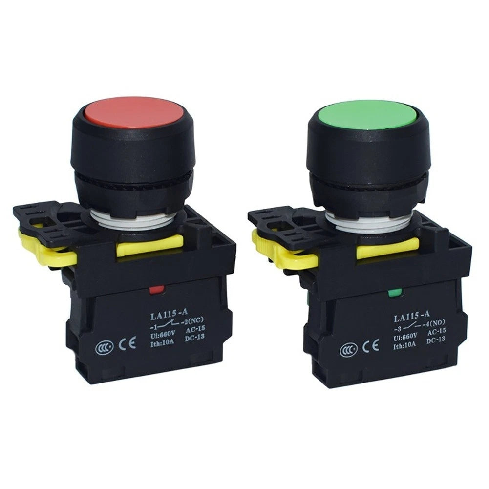 Pushbutton Switch for (67x51x30mm, Red Green Options)
