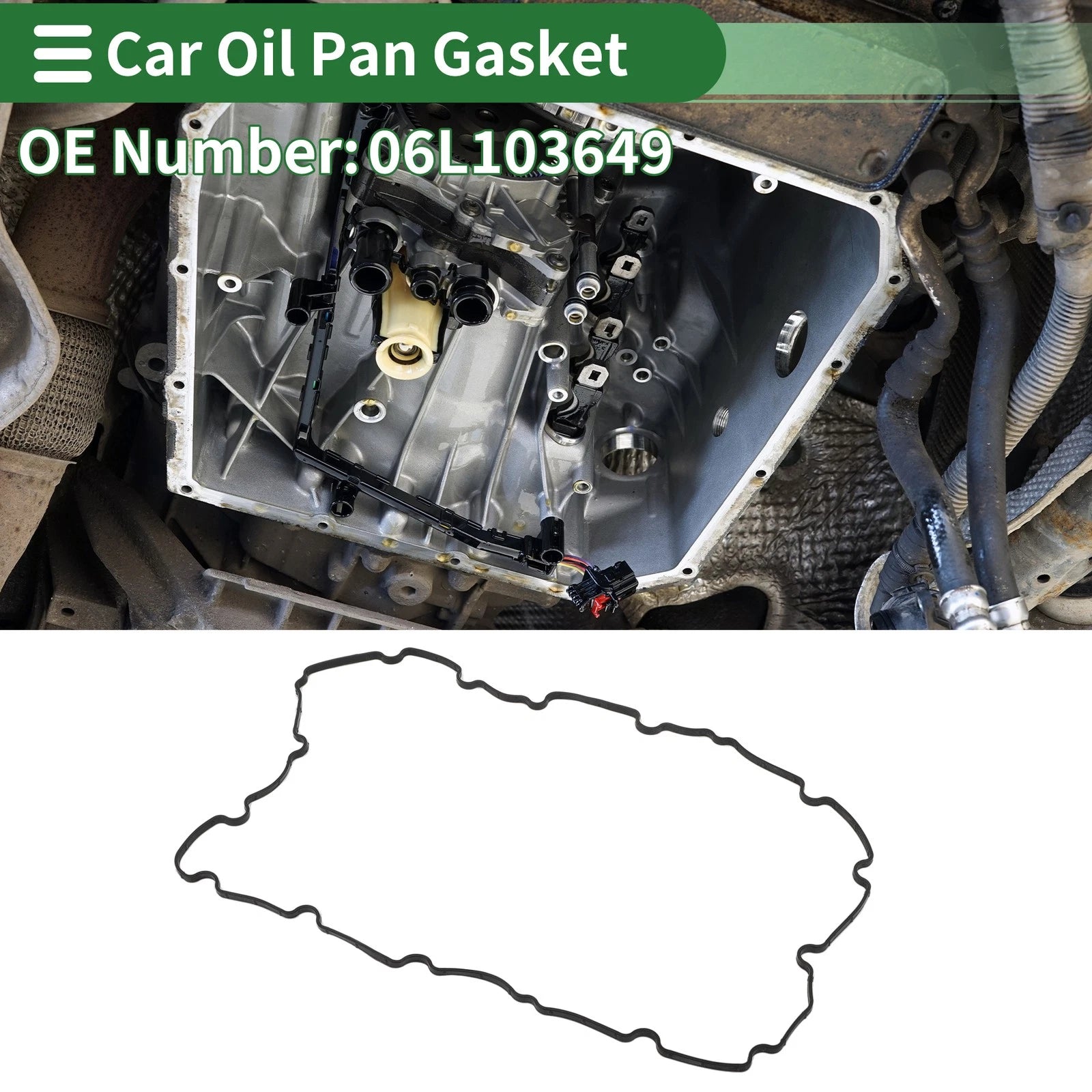 Car Oil Pan Gasket Replacement for Audi A6 (2015–2018)