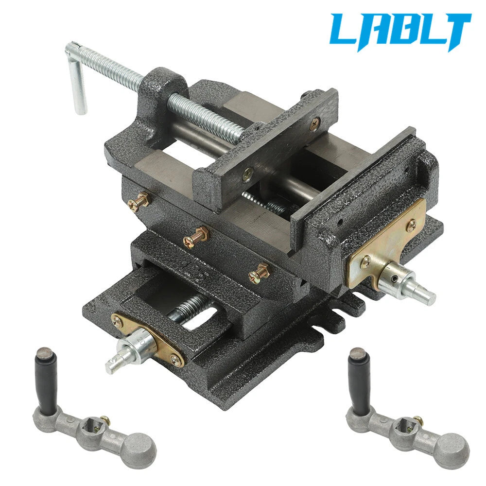 5" Cross Slide Vise for Drill Press Metal (LABLT)