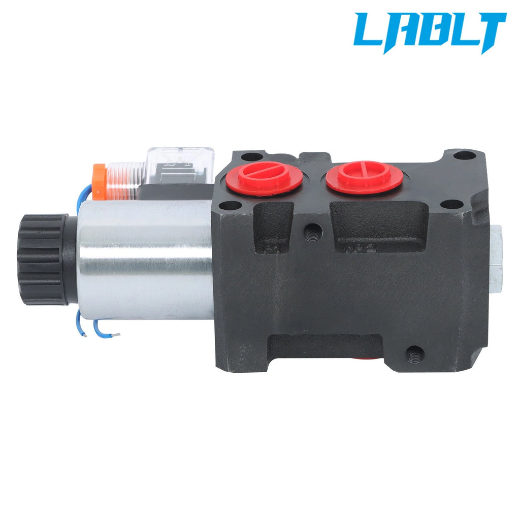 6 Port Solenoid Diverter Selector Valve for LABLT 12V Hydraulic (13gpm)