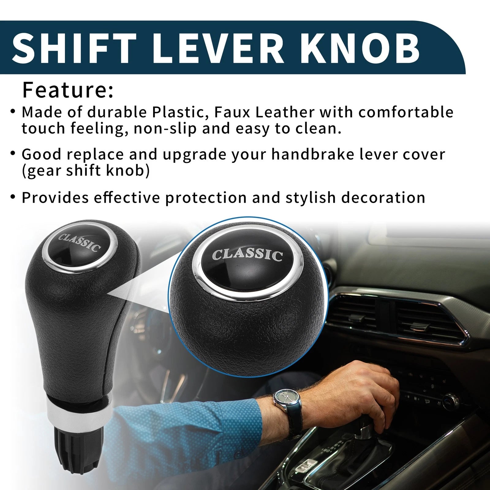 Automatic Gear Shifter Knob Replacement for Mercedes-Benz C-Class (2000–2019)