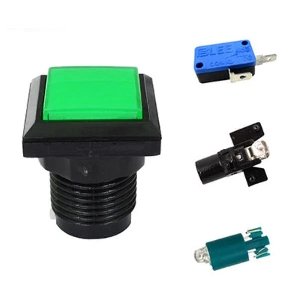 Illuminated LED Push Button for Arcade (33mm)