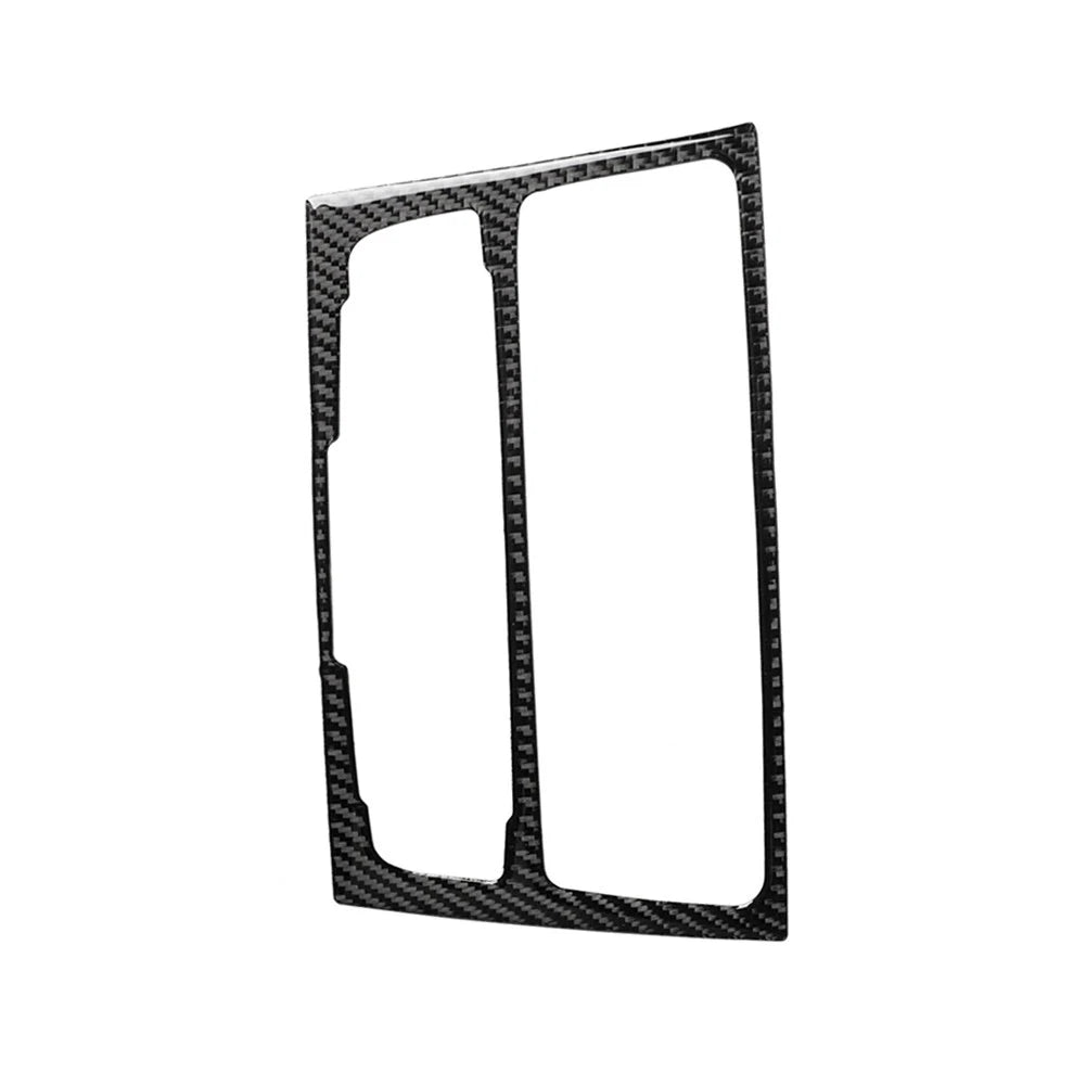 Carbon Fiber Console CD Panel Cover Strip for Audi A4 A5 Q5 B8 B7 (2009–2016)