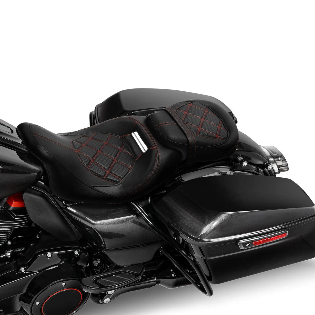 2X Low-Profile Cushions for Harley Touring (2009–2023)