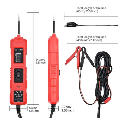 Digital Power Probe Circuit Tester for Automotive (6-48V)