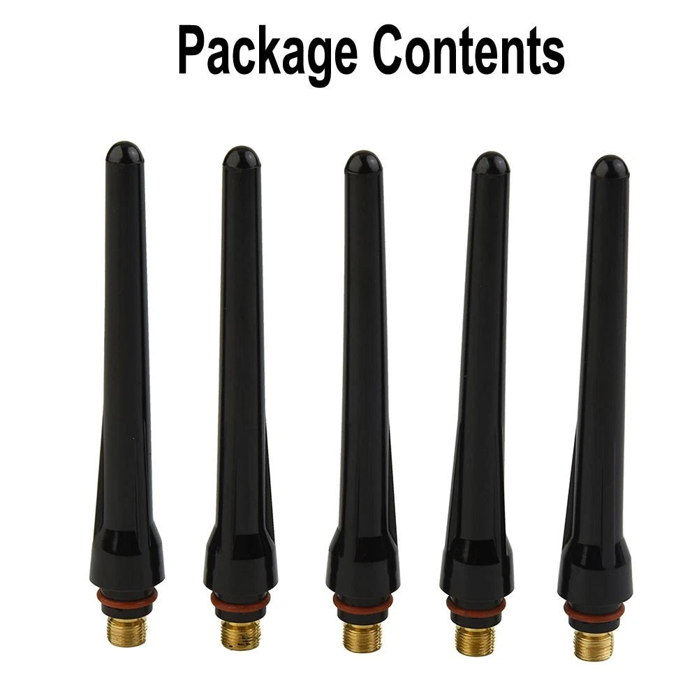 5pcs Long Back Cup for Tig Welding Torch WP-17 WP-18 WP-26