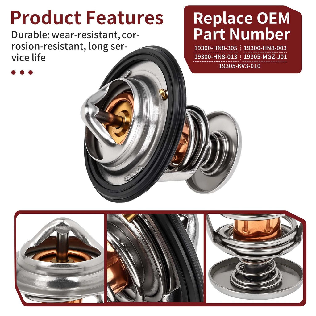 Thermostat & O-Ring for Honda Foreman Rubicon 500 TRX500FA TRX500FM (2015–2019)