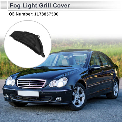 Front Left Fog Light Grill Replacement for Mercedes Benz W117 (2016–2019)