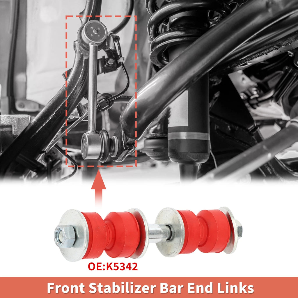 2pc Front Sway Bar Link Kit Replacement for Chevrolet Impala (2000–2013)