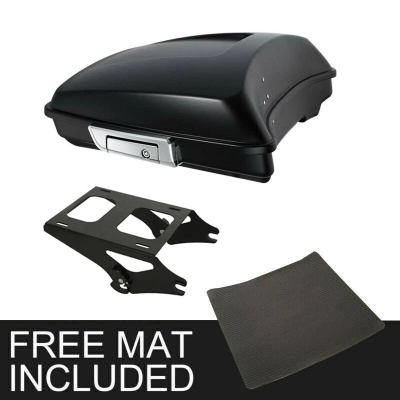 Matte Black Razor Trunk Mount Rack for Harley Touring (2014–2026)