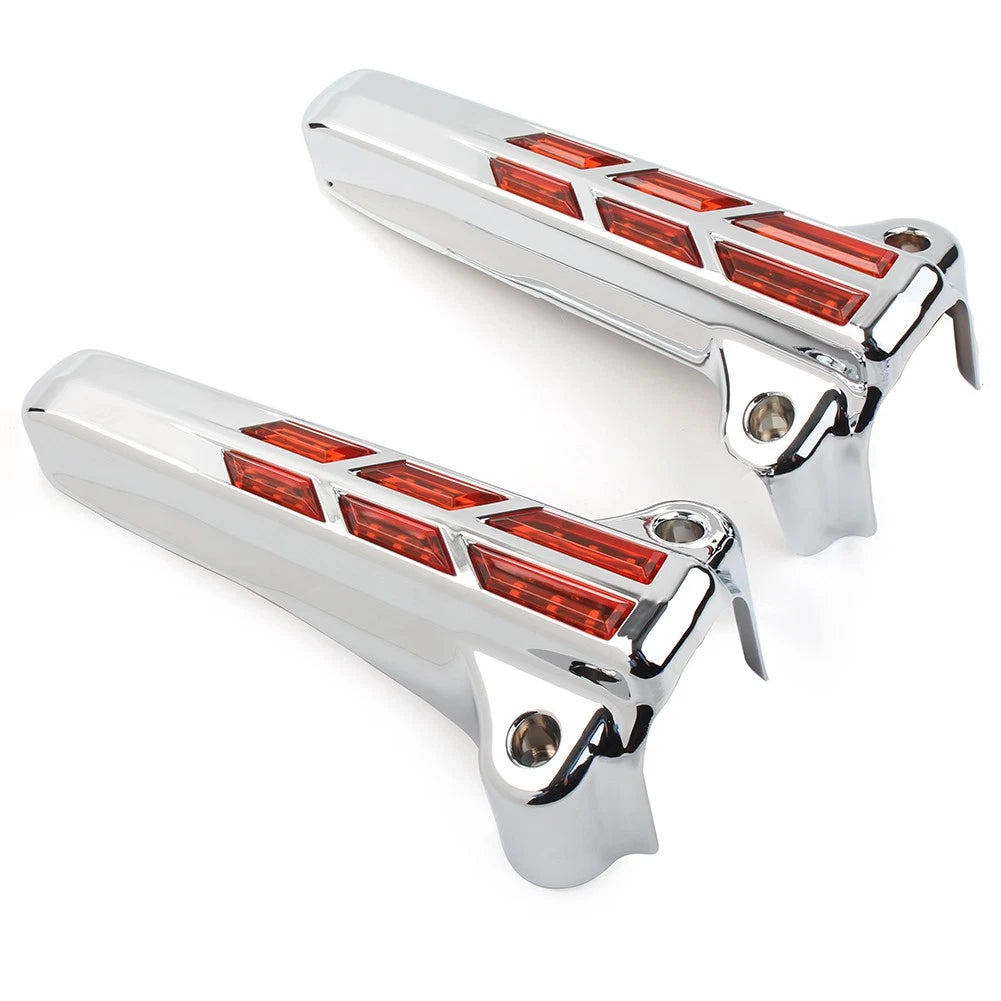 Front Fork Leg Covers with LED Light for Harley FLHR FLHTK FLHX (2014–2020)