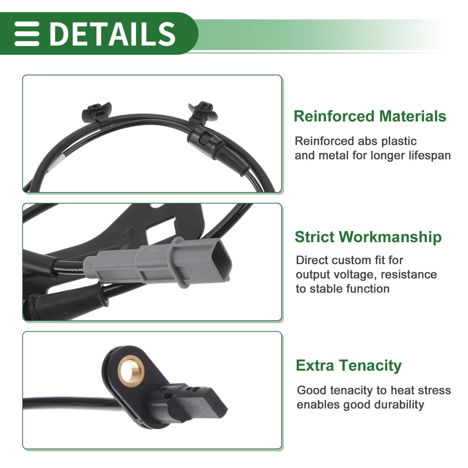 ABS Wheel Speed Sensor Left Front Replacement for Hyundai Venue (2019–2022)